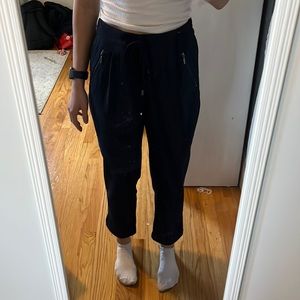 Navy blue loose fitting pants